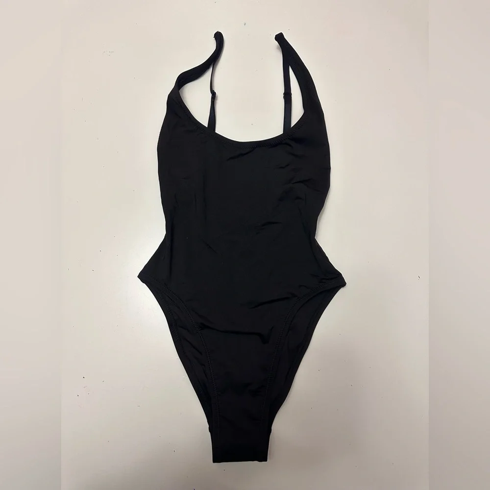*BNWT* SKIMS - shaping swim cami one piece. Black. Size XXS - Picture 5 of 7